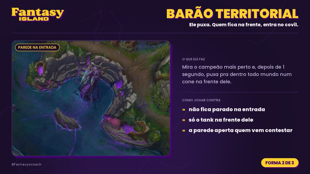 Barão Territorial: parede na entrada e puxão em quem tá na frente
